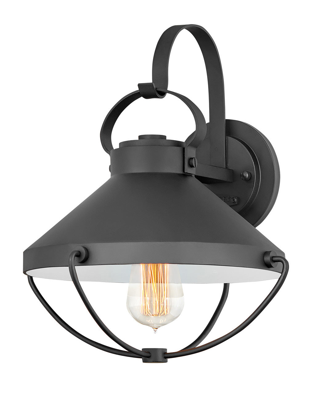 OUTDOOR CREW Wall Mount Lantern Outdoor Wall Lights Hinkley Black 13.0x12.5x14.25