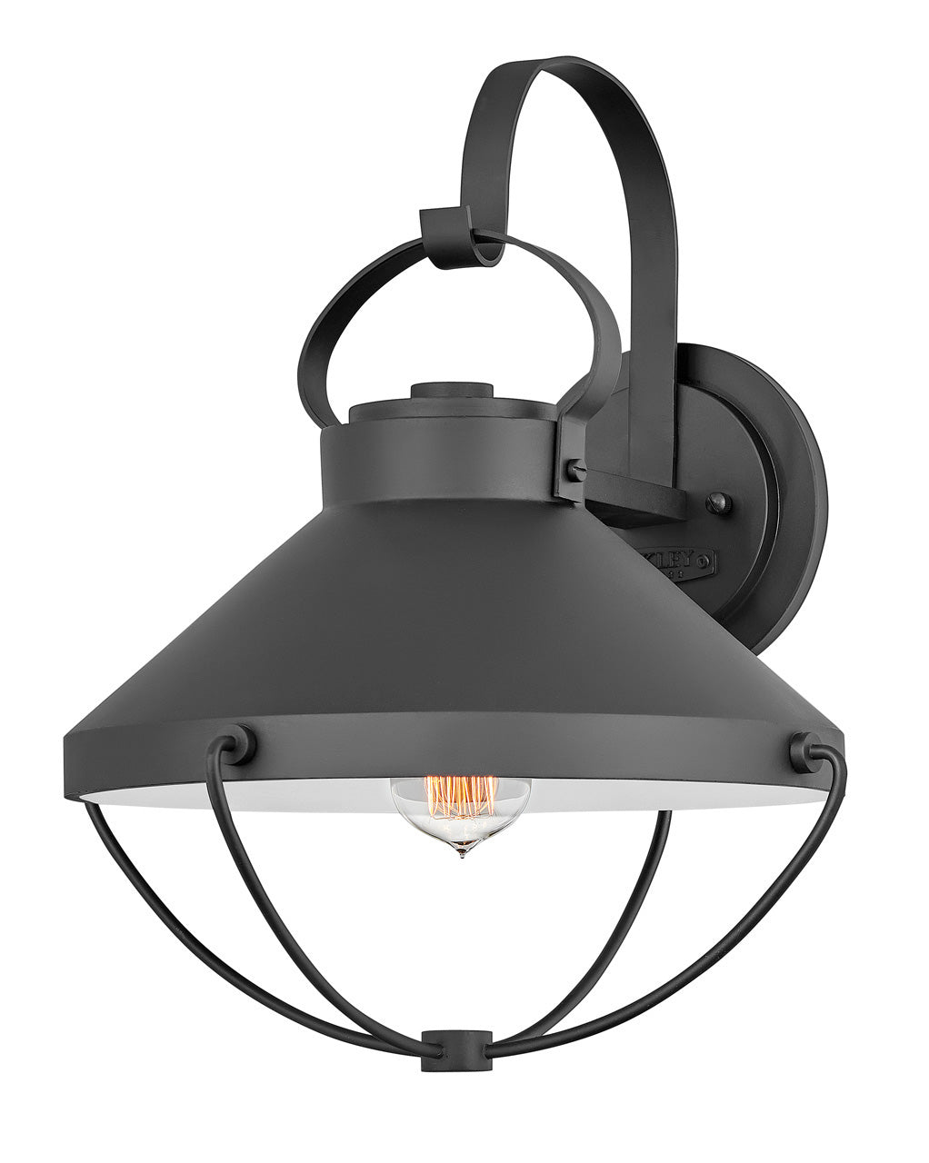 OUTDOOR CREW Wall Mount Lantern Outdoor Wall Lights Hinkley Black 15.25x15.0x17.0