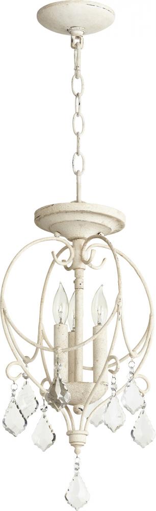 Quorum ARIEL 3LT DUAL MT - PW 2705-10 Ceiling Lanterns Quorum White  