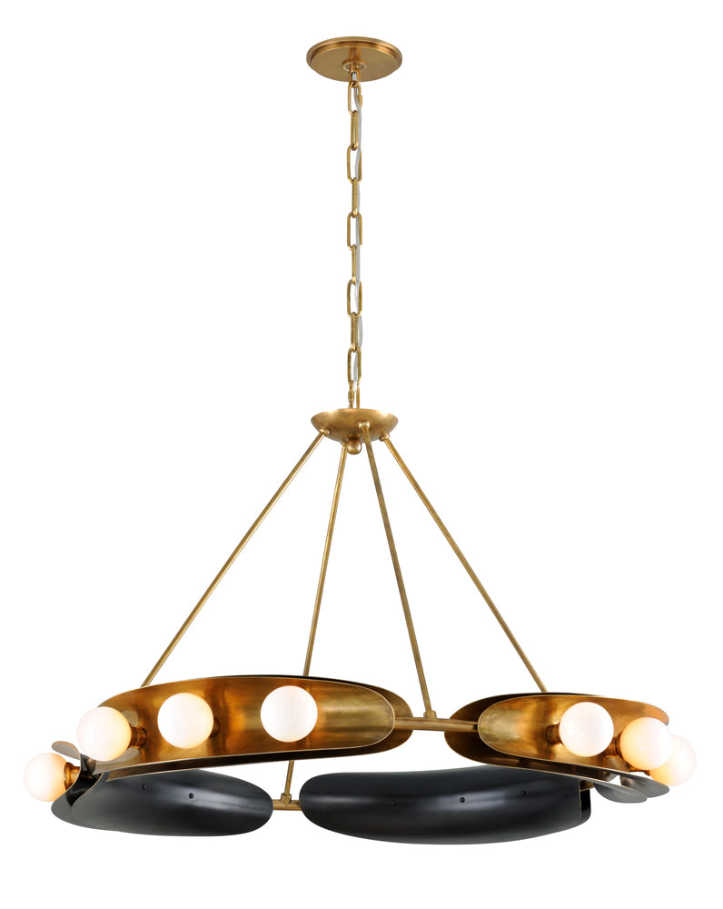 Corbett HOPPER 12LT CHANDELIER 271-012 Chandeliers Corbett Brass  