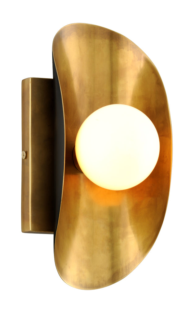 Corbett HOPPER 1LT WALL SCONCE 271-11 Wall Sconces Corbett Brass  