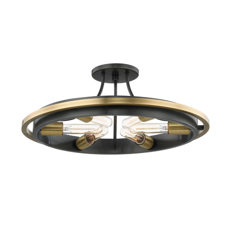 Hudson Valley 6 LIGHT FLUSH MOUNT 2721 Ceiling Semi Flush Mounts Hudson Valley Lighting Bronze  