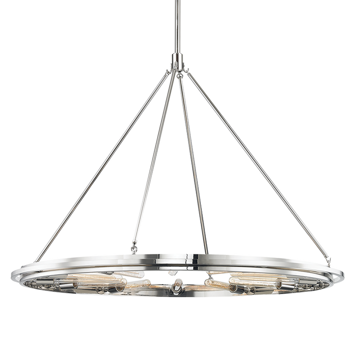 Hudson Valley 12 LIGHT PENDANT 2745 Pendants Hudson Valley Lighting Nickel  