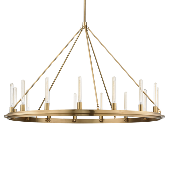 Hudson Valley 15 LIGHT PENDANT 2758 Pendants Hudson Valley Lighting Brass  