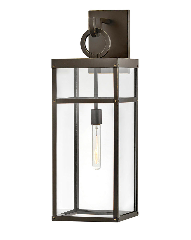 Hinkley PORTER Extra Large Wall Mount Lantern 2807 Outdoor Wall Lights Hinkley Bronze  