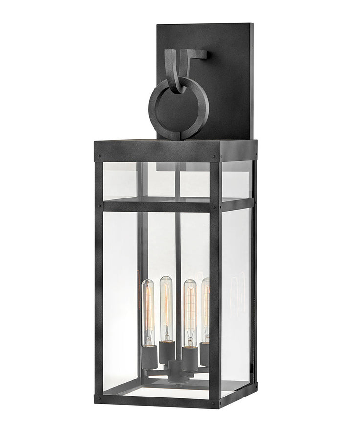 Hinkley PORTER Double Extra Large Wall Mount Lantern 2809 Outdoor Wall Lights Hinkley Gray  