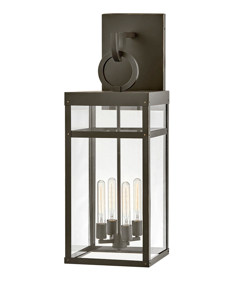 Hinkley PORTER Double Extra Large Wall Mount Lantern 2809 Outdoor Wall Lights Hinkley Bronze  