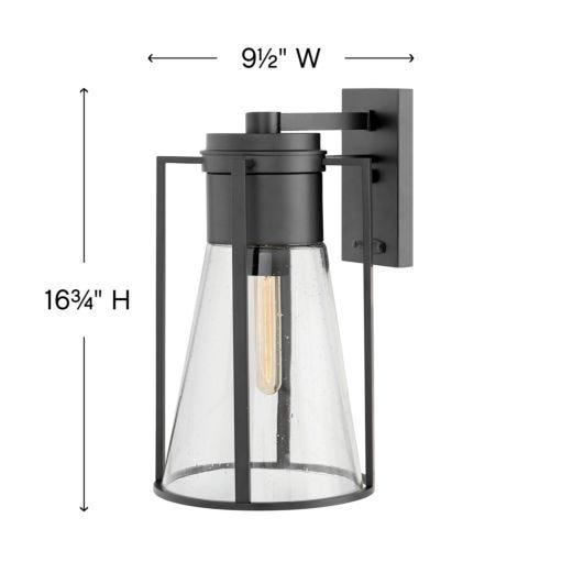 Hinkley OUTDOOR REFINERY Large Outdoor Wall Mount Lantern 2825 Outdoor l Wall Hinkley   