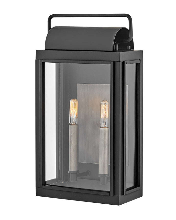 OUTDOOR SAG HARBOR Wall Mount Lantern Outdoor Wall Lights Hinkley Black 5.5x9.0x16.5 