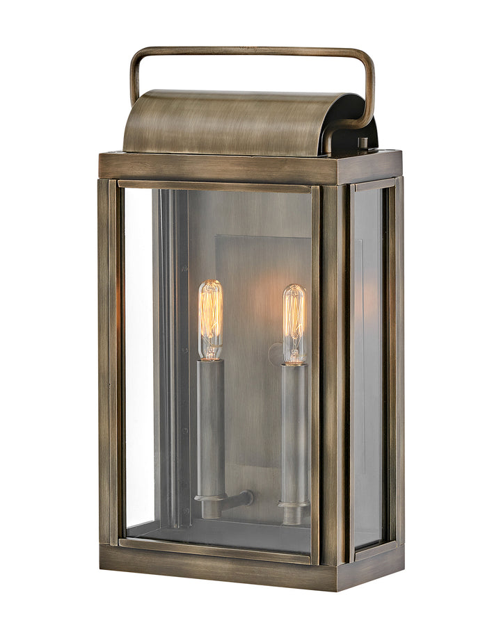 OUTDOOR SAG HARBOR Wall Mount Lantern Outdoor Wall Lights Hinkley Burnished Bronze 5.5x9.0x16.5 