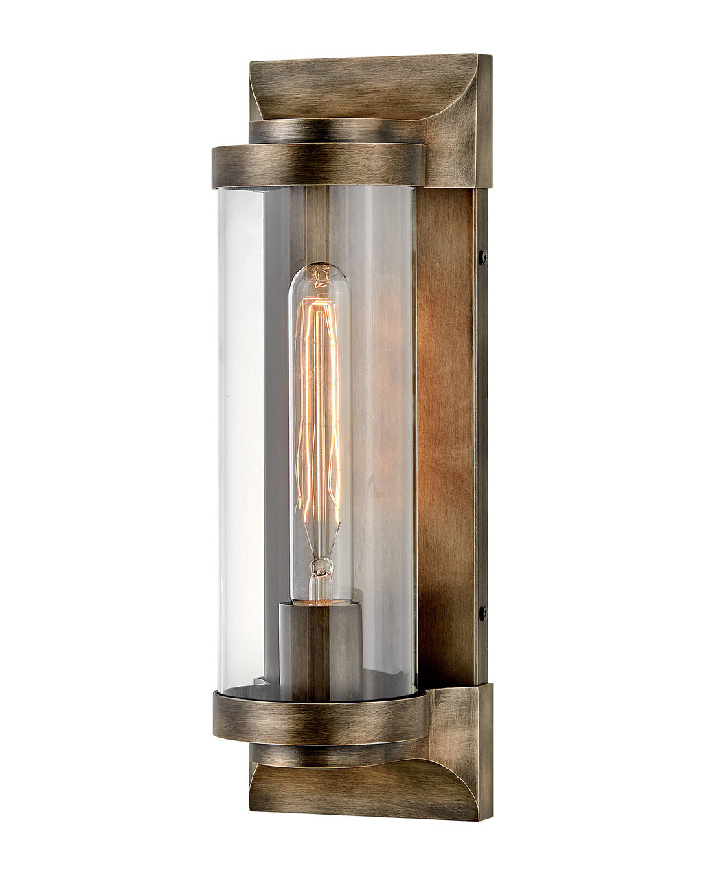 OUTDOOR PEARSON Wall Mount Lantern Outdoor l Wall Hinkley Burnished Bronze 4.75x4.5x14.0 