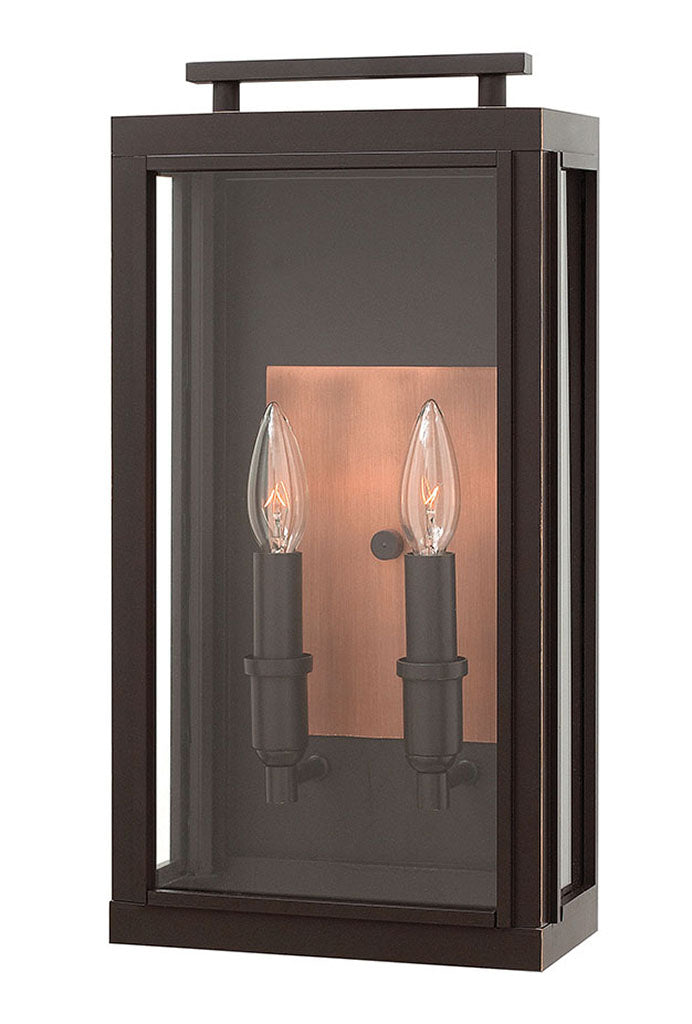 OUTDOOR SUTCLIFFE Wall Mount Lantern Outdoor l Wall Hinkley Oil Rubbed Bronze 5.5x9.0x17.0 