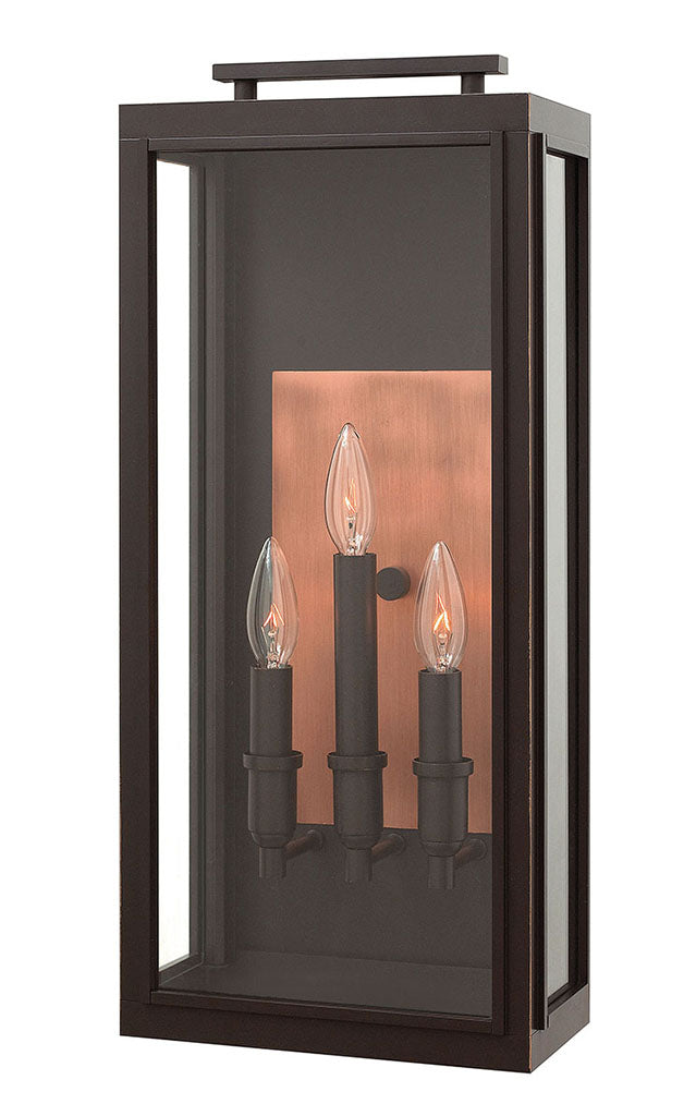 OUTDOOR SUTCLIFFE Wall Mount Lantern Outdoor l Wall Hinkley Oil Rubbed Bronze 6.5x10.0x22.0 