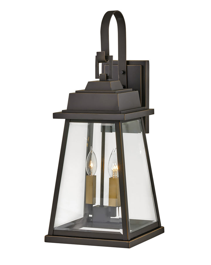 OUTDOOR BAINBRIDGE Wall Mount Lantern Outdoor Wall Lights Hinkley Oil Rubbed Bronze 11.25x10.0x25.0