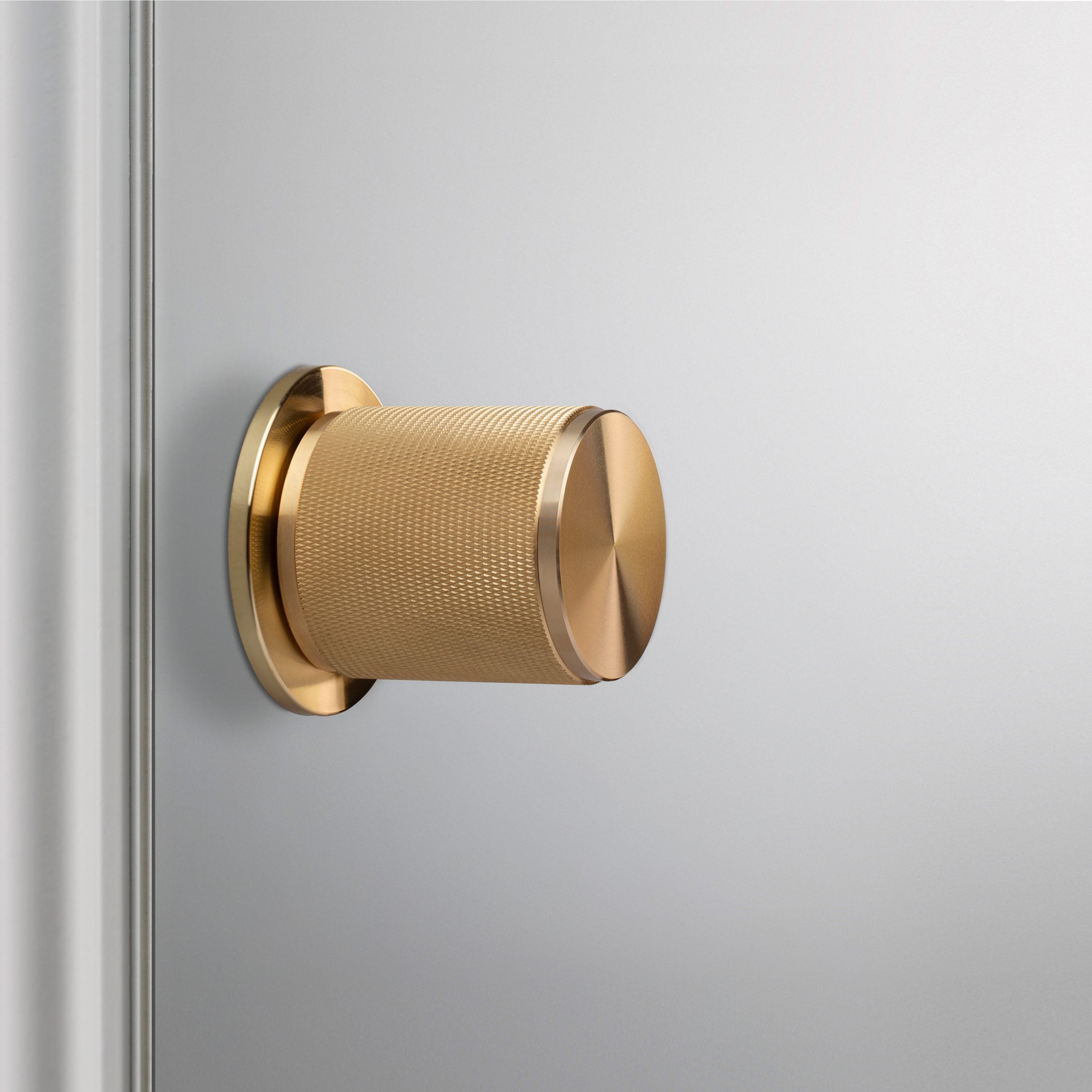 FIXED DOOR HANDLE / SINGLE-SIDED / LINEAR / BRASS - Buster + Punch