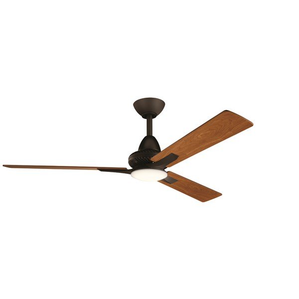 Kichler 52 Inch Kosmus Fan LED 300031 Indoor Ceiling Fans Kichler Satin Natural Bronze