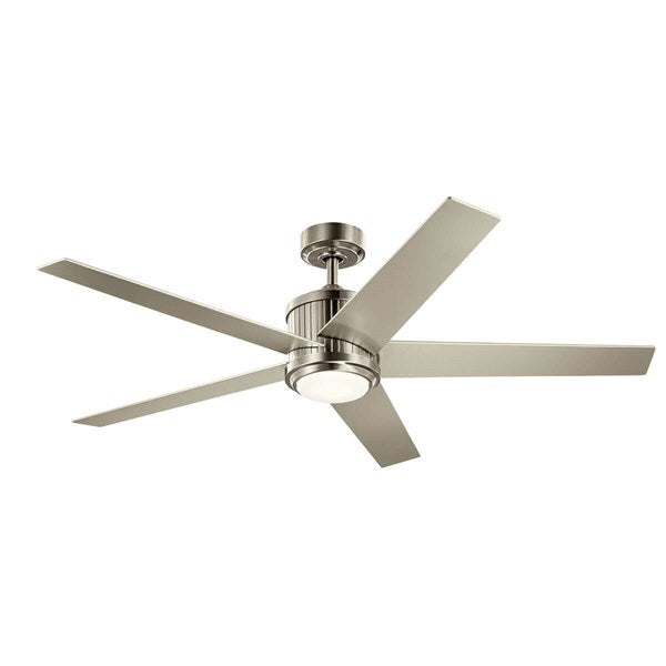 Kichler 56 Inch Brahm Fan LED 300044 Indoor Ceiling Fans Kichler Brushed Stainless Steel