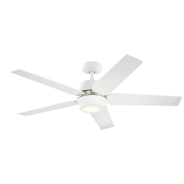 Kichler 52 Inch Maeve Fan LED 300059 Indoor Ceiling Fans Kichler Matte White  