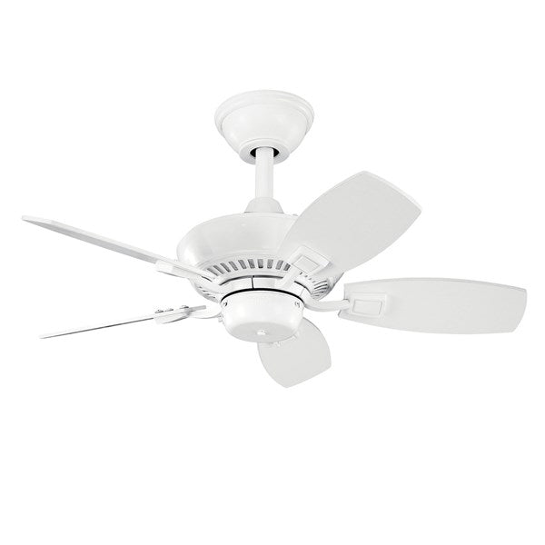 Kichler 30 Inch Canfield Fan 300103 Indoor Ceiling Fans Kichler White  