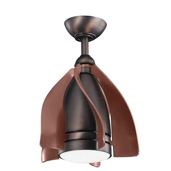 Kichler 15 Inch Terna Fan LED 300230 Indoor Ceiling Fans Kichler Oil Brushed Bronze  