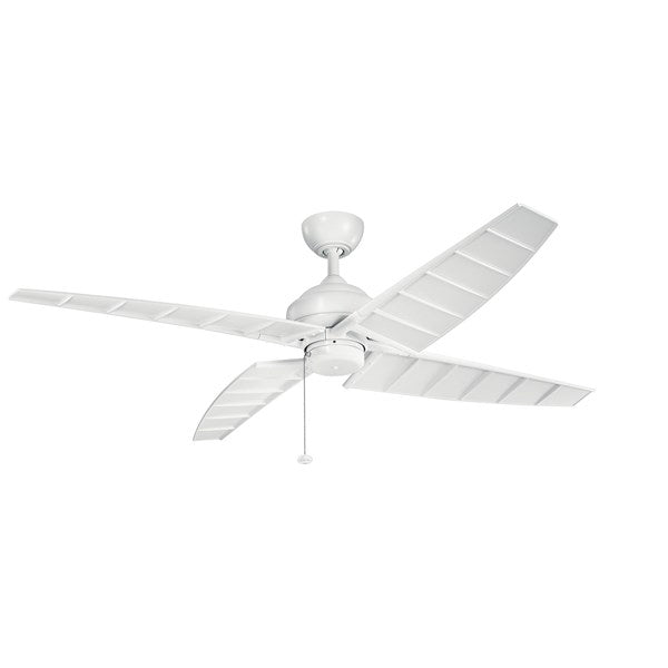 Kichler 60 Inch Surrey Climates 300250 Indoor Ceiling Fans Kichler Matte White  