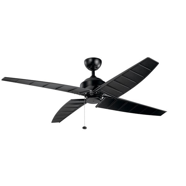 Kichler 60 Inch Surrey Climates 300250 Indoor Ceiling Fans Kichler Satin Black  