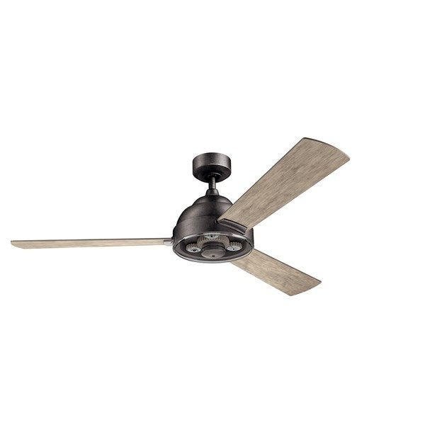 Kichler 60 Inch Pinion Fan 300253 Indoor Ceiling Fans Kichler Anvil Iron  