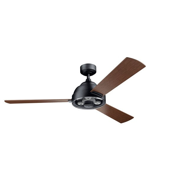 Kichler 60 Inch Pinion Fan 300253 Indoor Ceiling Fans Kichler Distressed Black  