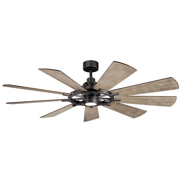 Kichler 65 Inch Gentry Fan LED 300265 Ceiling Fan Kichler Anvil Iron  