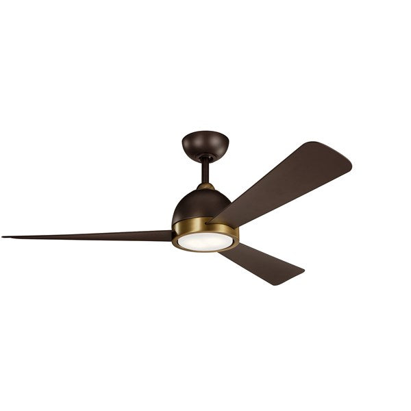 Kichler 56 inch Incus Fan LED 300270 Indoor Ceiling Fans Kichler Satin Natural Bronze  