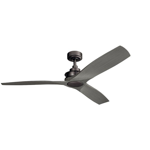 Kichler 56 Inch Ried Fan 300356 Indoor Ceiling Fans Kichler Anvil Iron  