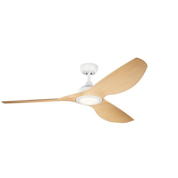 Kichler 65 Inch Imari Fan LED 300365 Indoor Ceiling Fans Kichler Matte White  