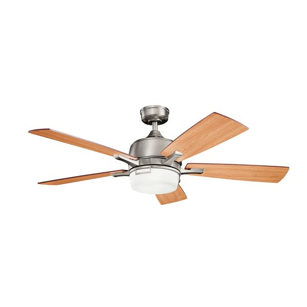 Kichler 52 Inch Leeds Fan LED 300457 Indoor Ceiling Fans Kichler Antique Pewter  