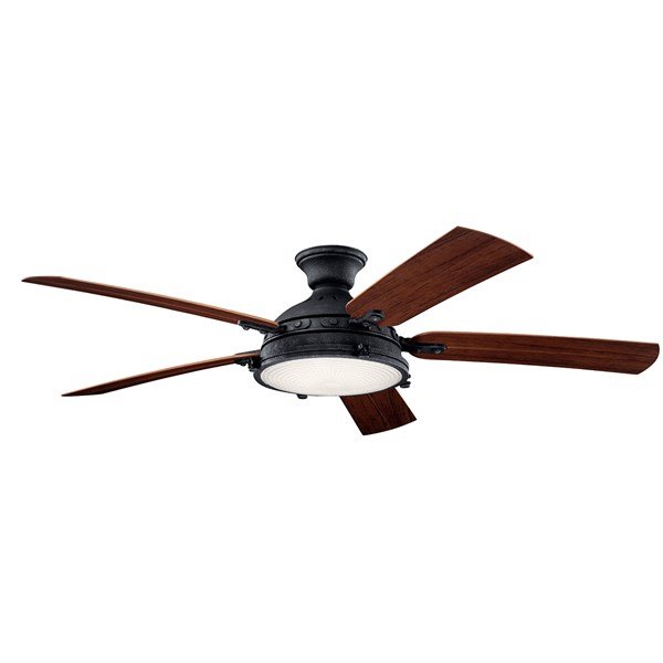 Kichler 60 Inch Hatteras Bay Fan LED 310017 Ceiling Fan Kichler   