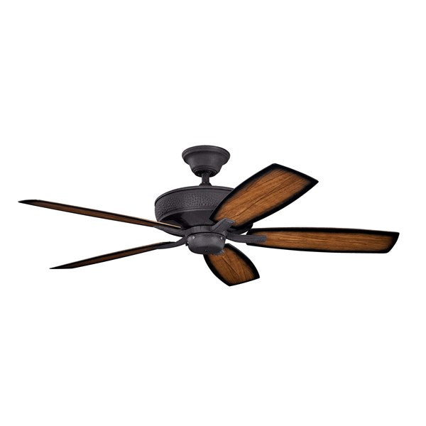 Kichler 52 Inch Monarch II Patio Fan 310103 Indoor Ceiling Fans Kichler Distressed Black  