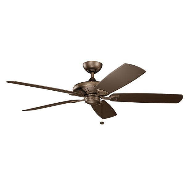 Kichler 60 Inch Kevlar Fan 310150 Indoor Ceiling Fans Kichler Weathered Copper Powder Coat  