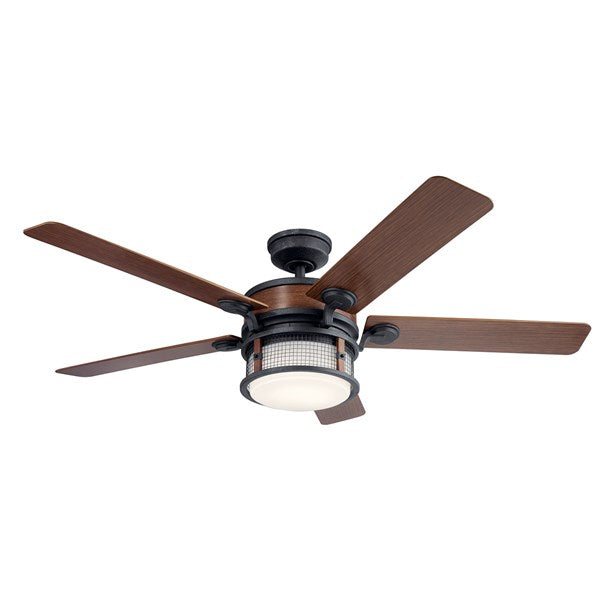 Kichler 60 Inch Ahrendale Fan LED 310170 Indoor Ceiling Fans Kichler Auburn Stained Finish  