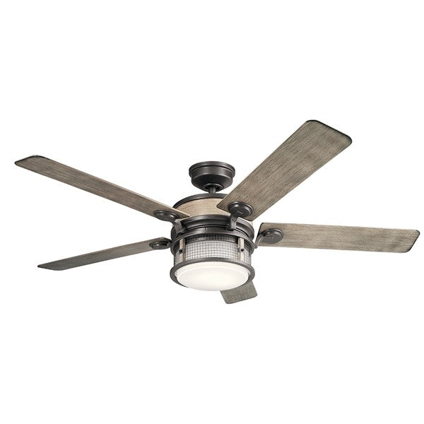 Kichler 60 Inch Ahrendale Fan LED 310170 Ceiling Fan Kichler Anvil Iron  