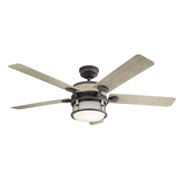 Kichler 60 Inch Ahrendale Fan LED 310170 Indoor Ceiling Fans Kichler Weathered Zinc  