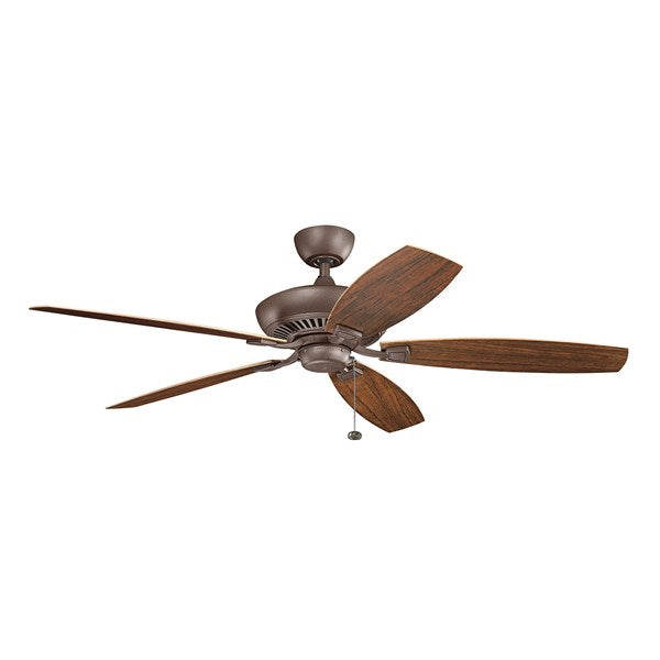 Kichler 60 Inch Canfield XL Patio Fan 310193 Indoor Ceiling Fans Kichler Tannery Bronze Powder Coat  