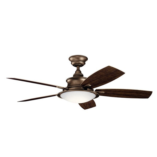 Kichler 52 Inch Cameron Fan LED 310204 Ceiling Fan Kichler Weathered Copper Powder Coat  