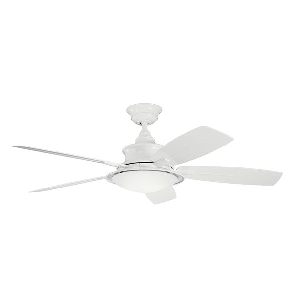 Kichler 52 Inch Cameron Fan LED 310204 Indoor Ceiling Fans Kichler White  