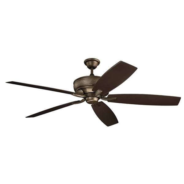 Kichler 70 Inch Monarch Patio Fan 310206 Indoor Ceiling Fans Kichler Weathered Copper Powder Coat  