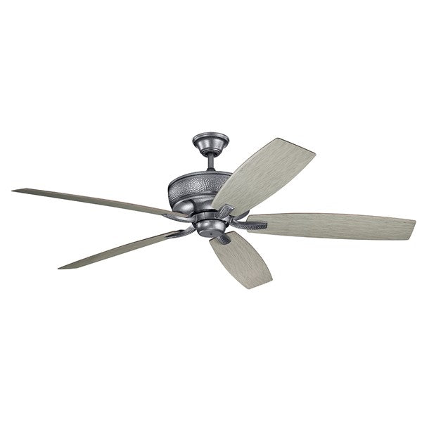 Kichler 70 Inch Monarch Patio Fan 310206 Indoor Ceiling Fans Kichler Weathered Steel Powder Coat  