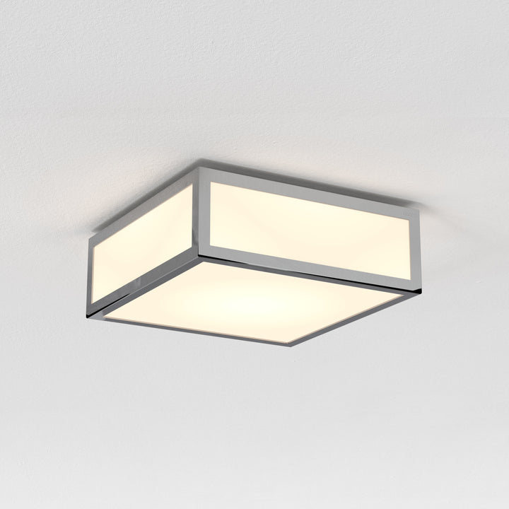 Astro Lighting Square Mashiko Ceiling Flush Mounts Astro Lighting 3.11x7.87x7.87 Polished Chrome No, E26/Medium