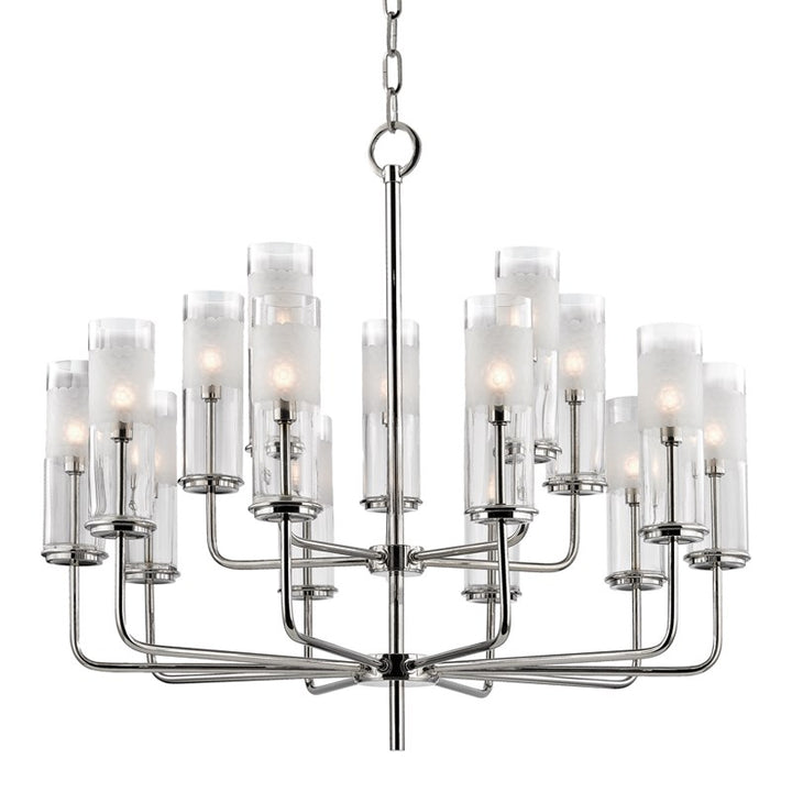 Wentworth - 15 LIGHT CHANDELIER Chandeliers Hudson Valley Lighting Polished Nickel  