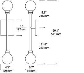 Tech Lighting Mara Wall Wall Sconces Tech Lighting   