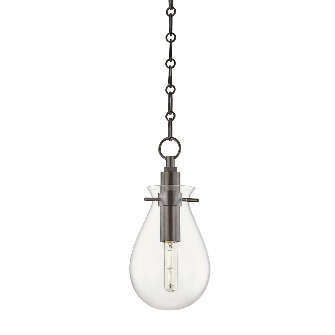 Hudson Valley 1 LIGHT SMALL PENDANT BKO101