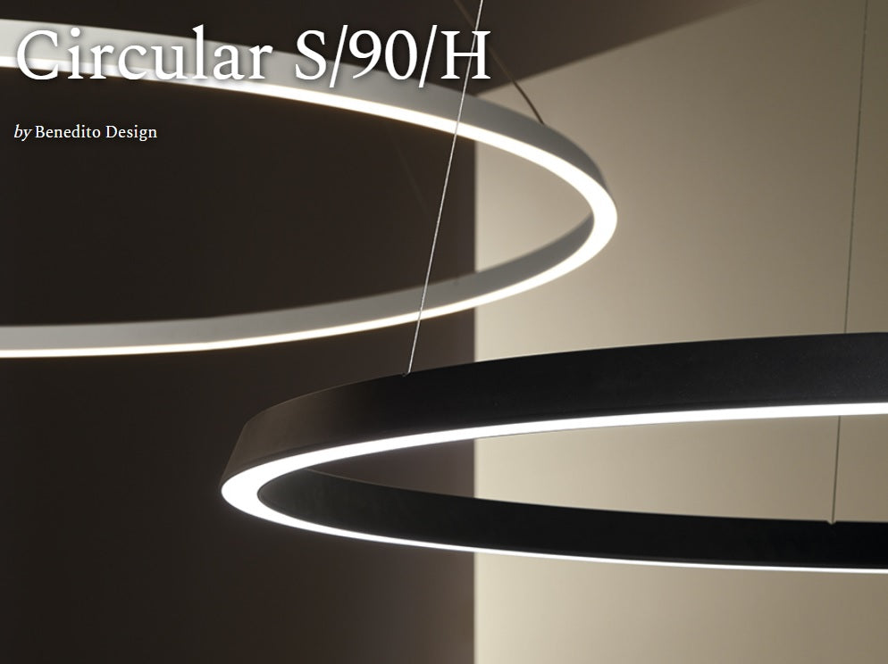 Bover CIRCULAR Pendant Lamp S/90/H Pendants Bover   