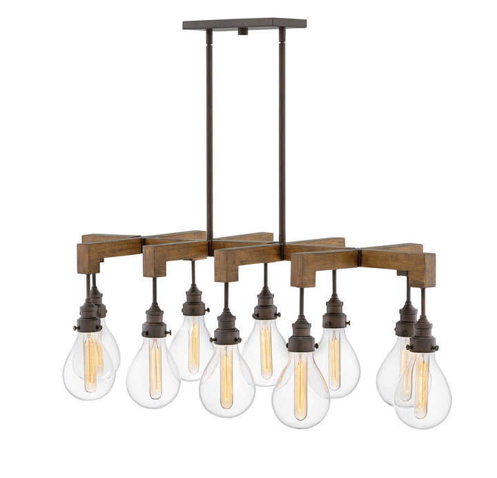 Hinkley CHANDELIER DENTON HL3269 Chandeliers Hinkley Steel  